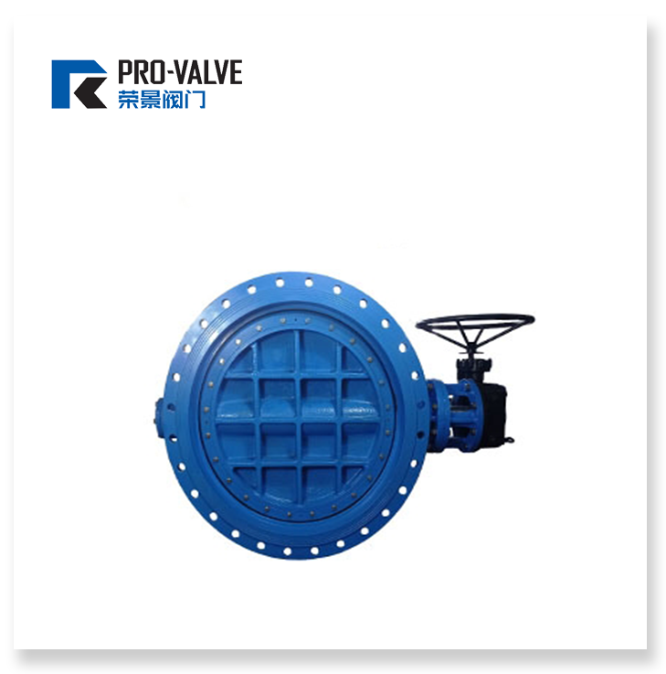 Double flanged eccentric butterfly valve