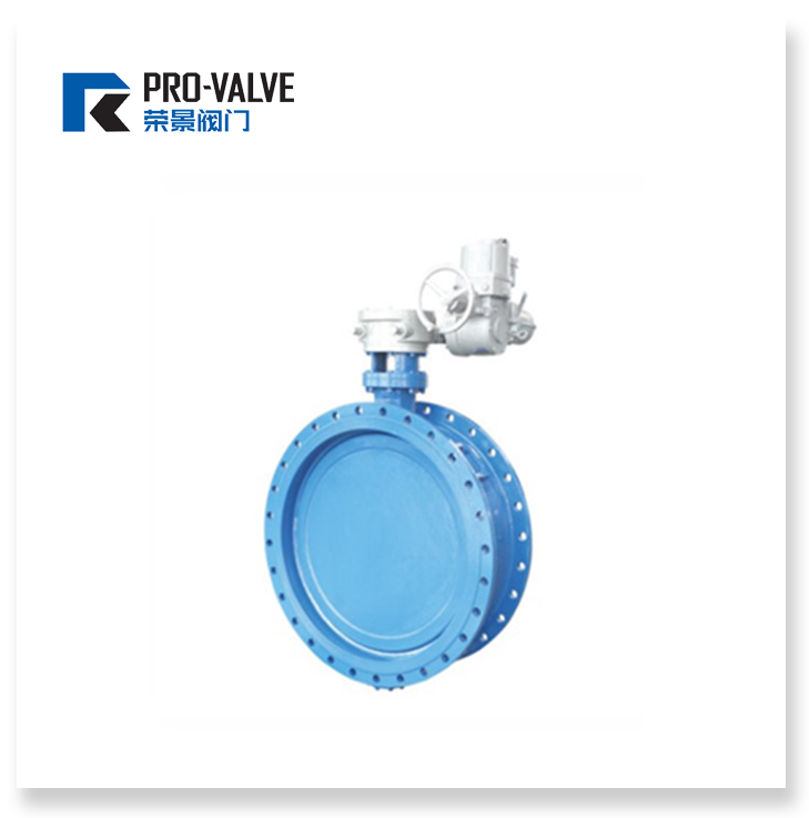 Electric double eccentric butterfly valve